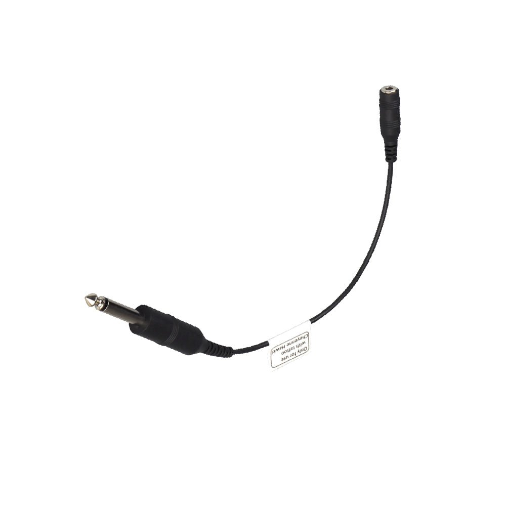 Adapter cable: 6.3 mm jack plug to 3.5 mm jack socket