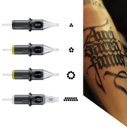 Chicano & Script Tattoo Cartridge Set