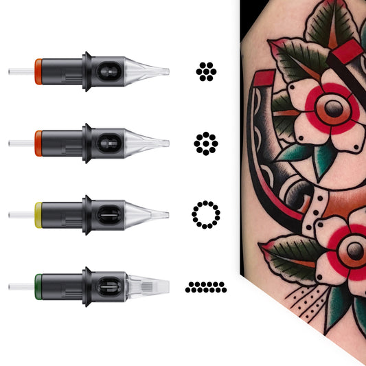 Traditional & Oldschool Tattoo Cartridge Set